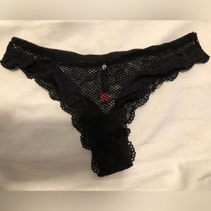 Sexy Seven ‘Til Midnight black fishnet thong panties